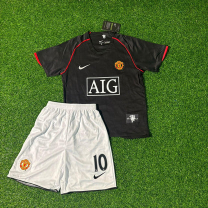 Wayne Rooney Manchester United 2007/2008 Retro Kids Football Jersey