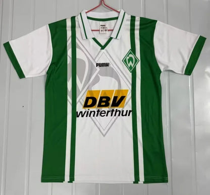 Werder Bremen Retro-Fußballtrikot-Set 1996 1997