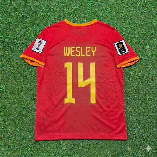Wesley 14# Brasilien 2026 WM Rotes Trikot