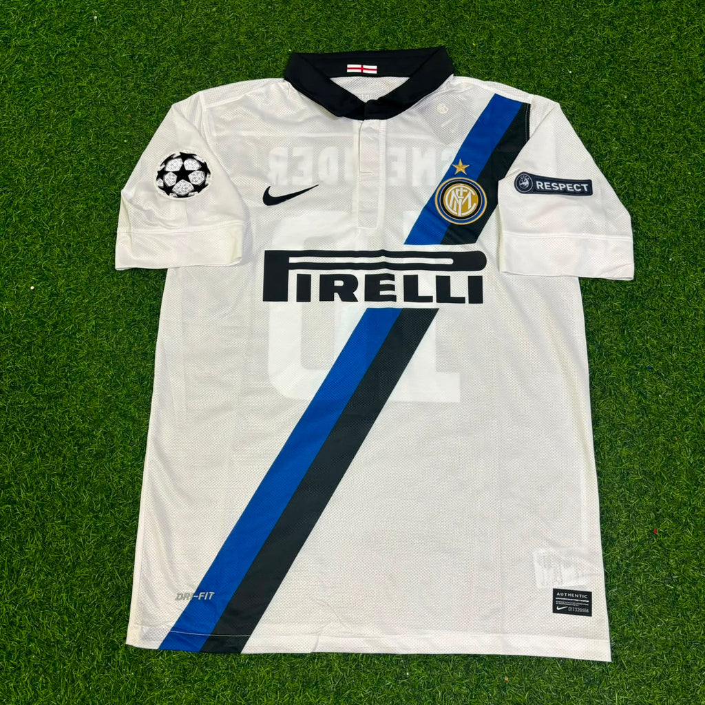 Wesley Sneijder - Inter 2011/2012 Weißes Auswärtstrikot Fußballtrikot