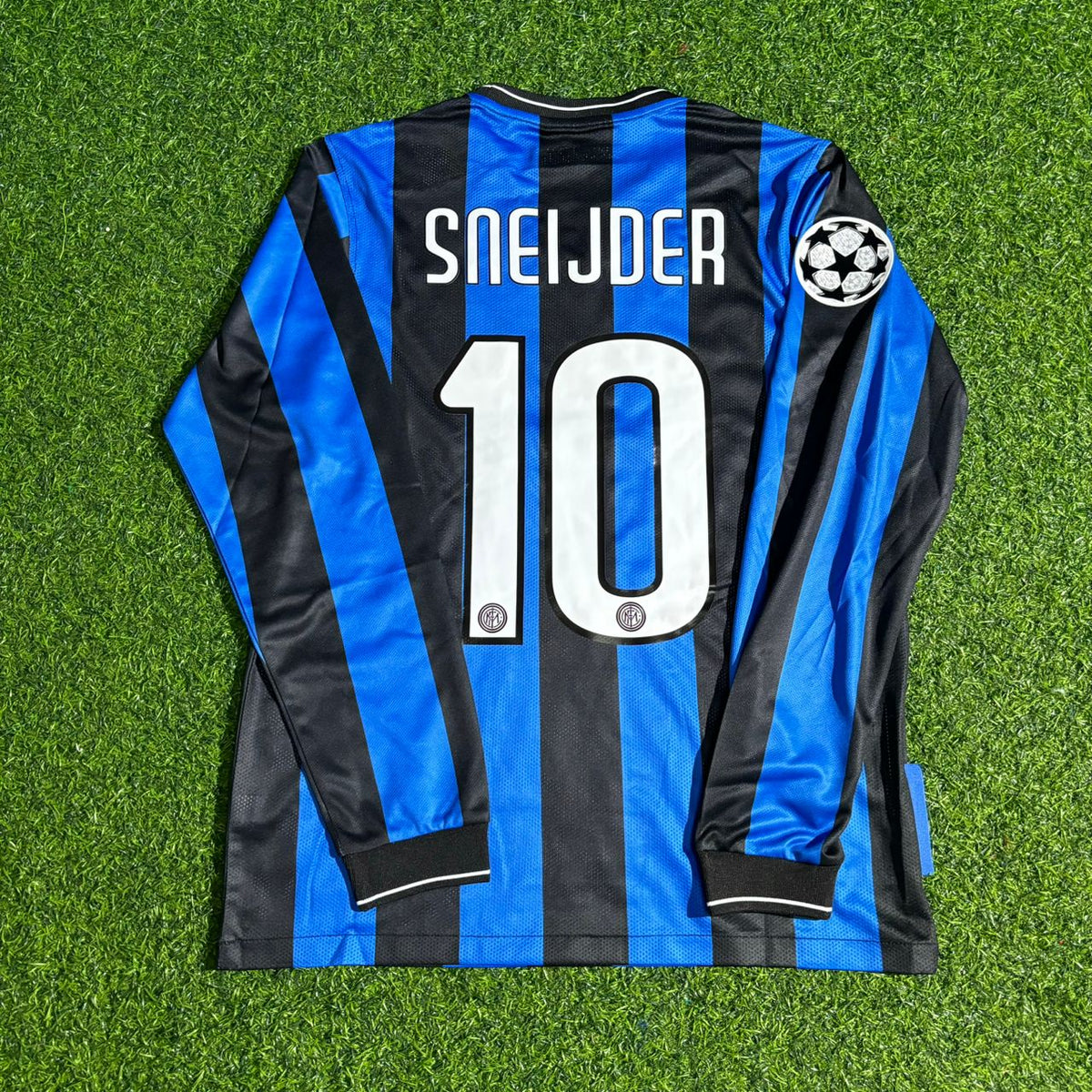 Wesley Sneijder Inter 2010 Champions League Final Retro Football Jersey