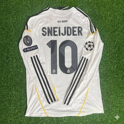 Wesley Sneijder Real Madrid 2009 2010 Debut First Year Jersey Soccer Shirt