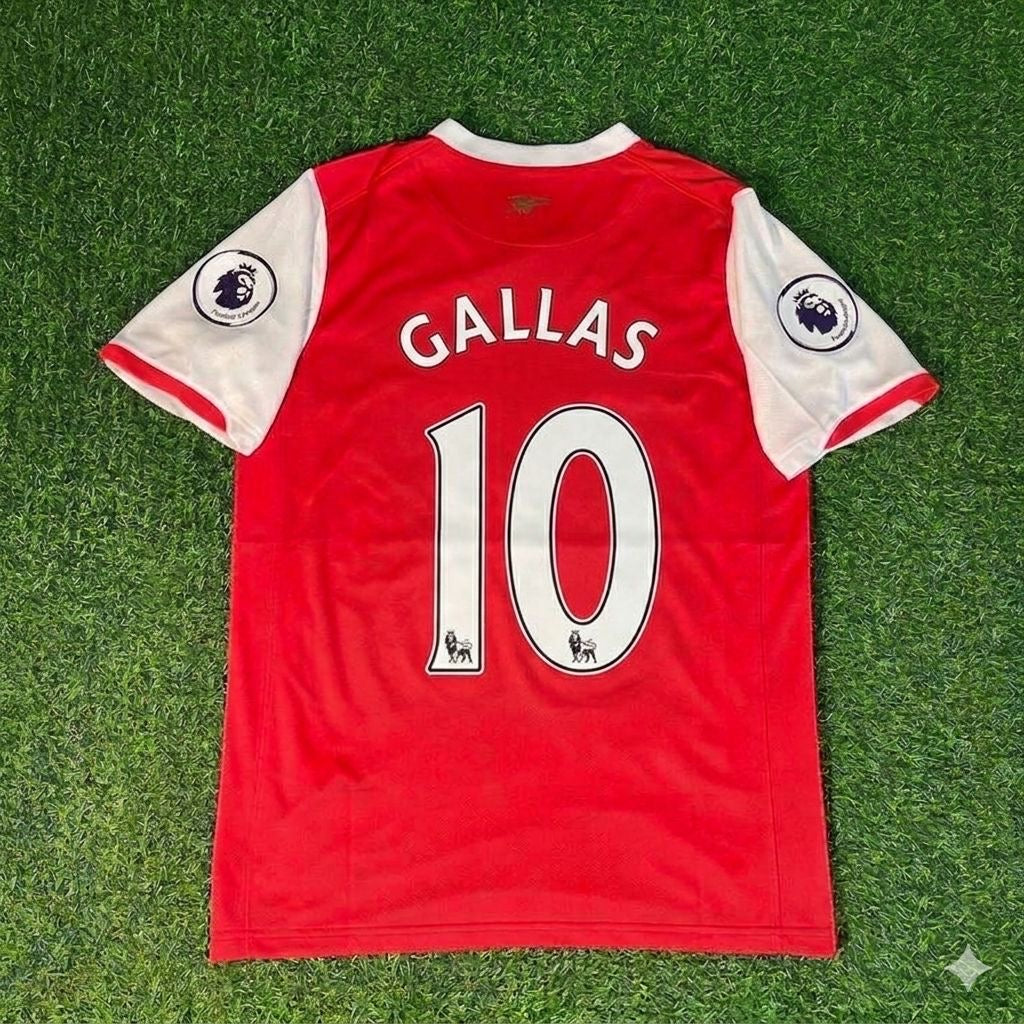 Maillot Rétro William Gallas n°10 Arsenal Saison 2006/2008