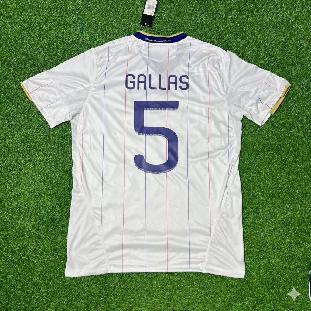 Tenue de football rétro France EURO 2004 William Gallas