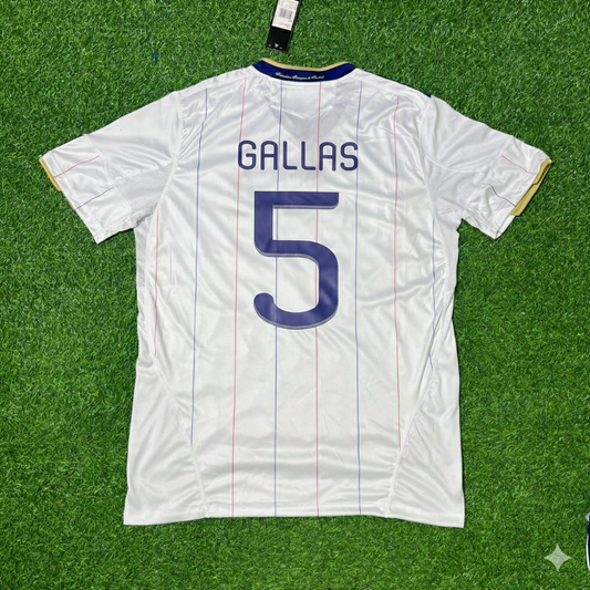 Conjunto de camiseta de fútbol retro de Francia de William Gallas EURO 2004
