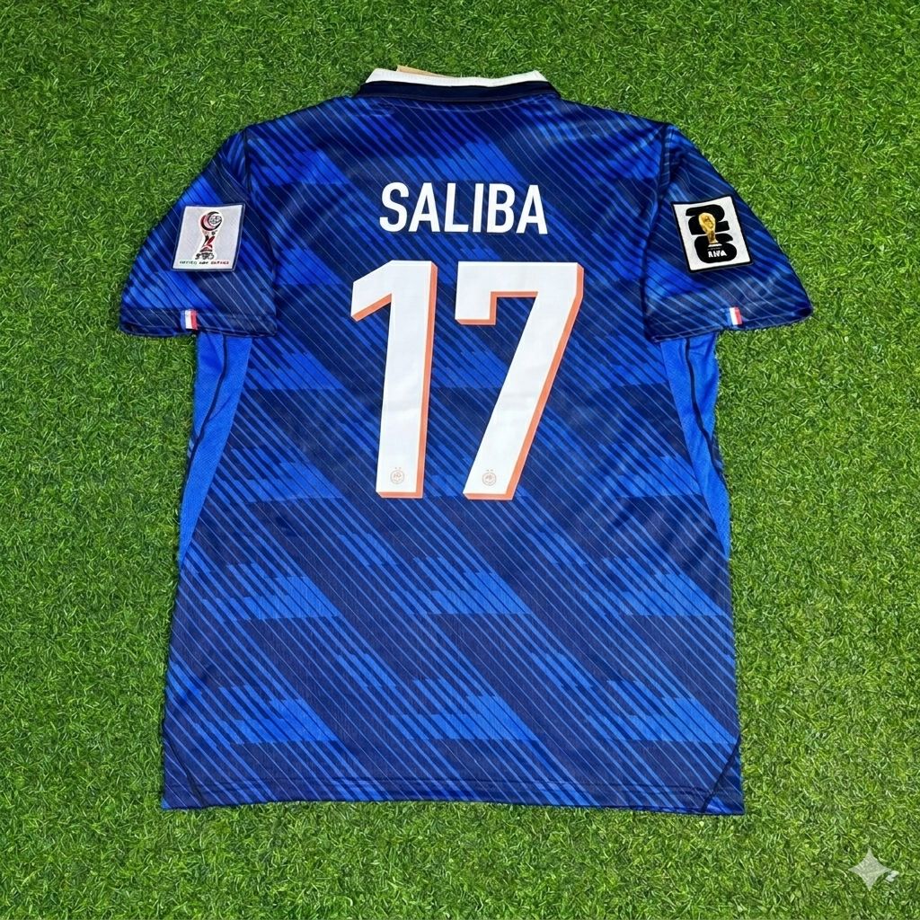 William Saliba 17 – Frankreich Heimtrikot 2026 WM Blau