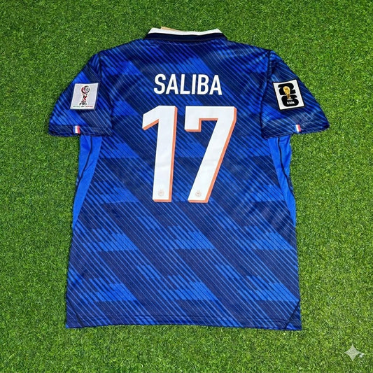 William Saliba 17- France Home 2026 World Cup Blue Football Jersey