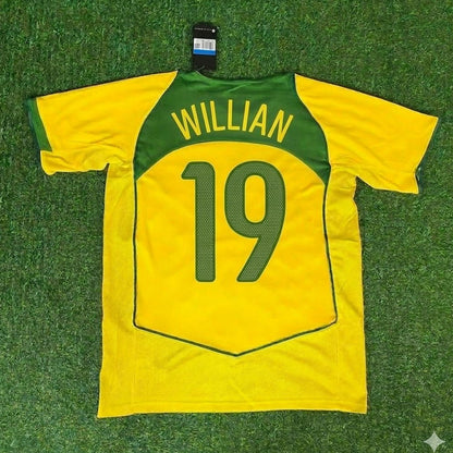 Willian 19– Maillot Rétro Brésil – | Trikot | Maillot de Football