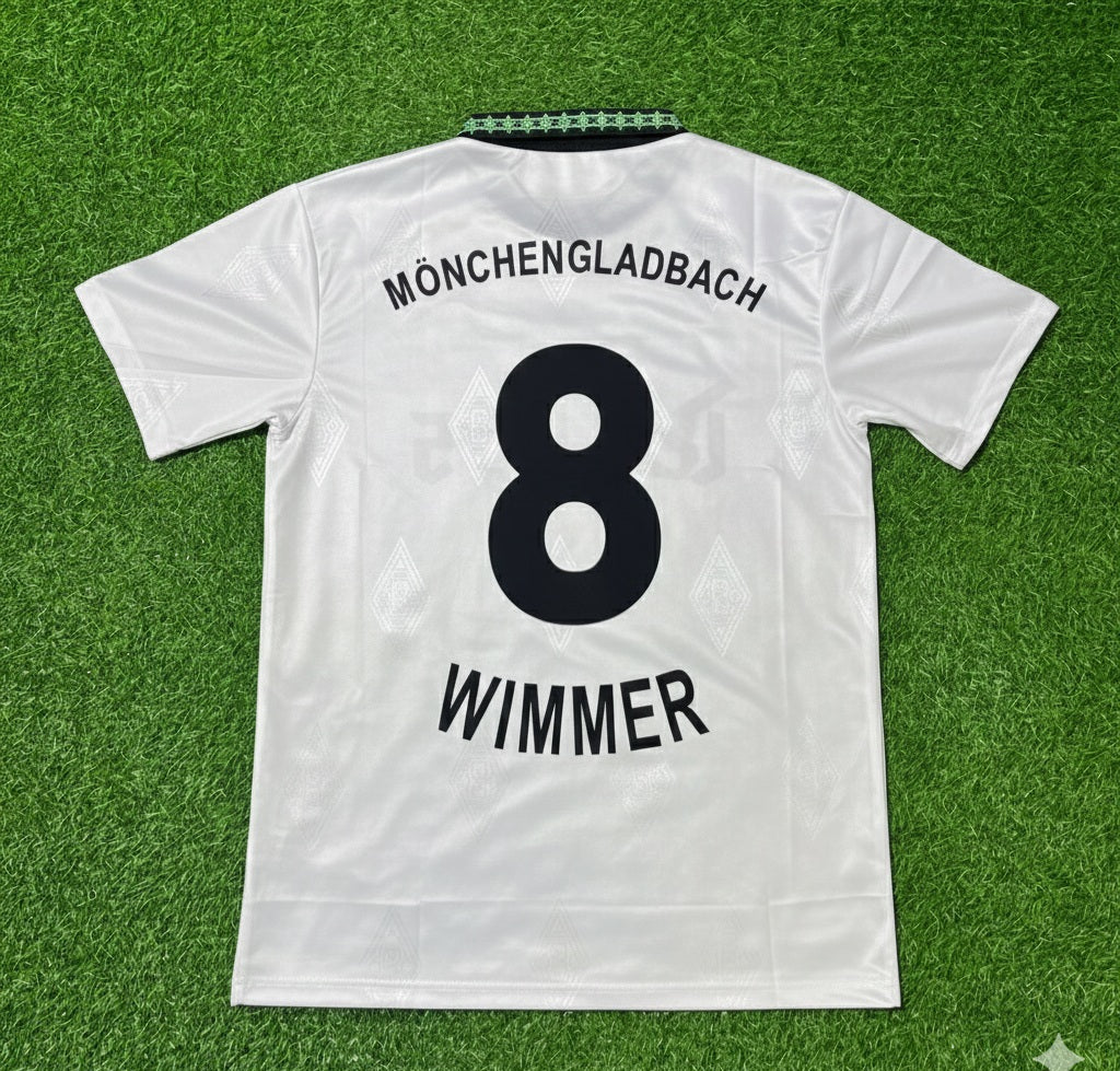 Maillot de football rétro Herbert Wimmer Borussia Mönchengladbach 1995/96