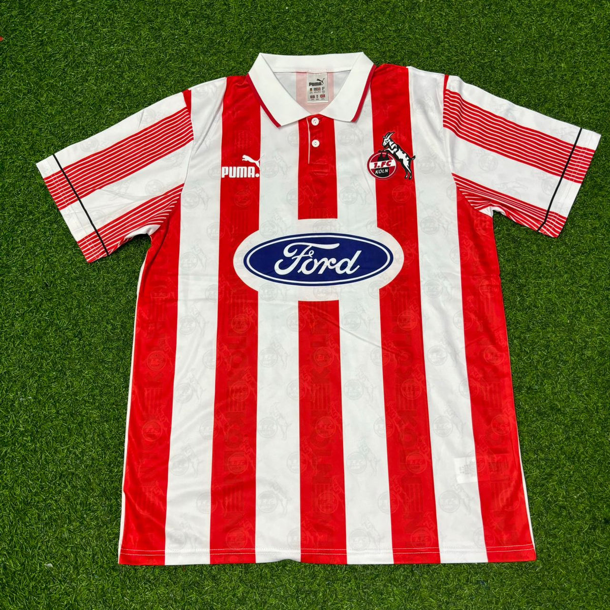Wolfgang Overath #10 FC Köln Retro Trikot Fußballtrikot