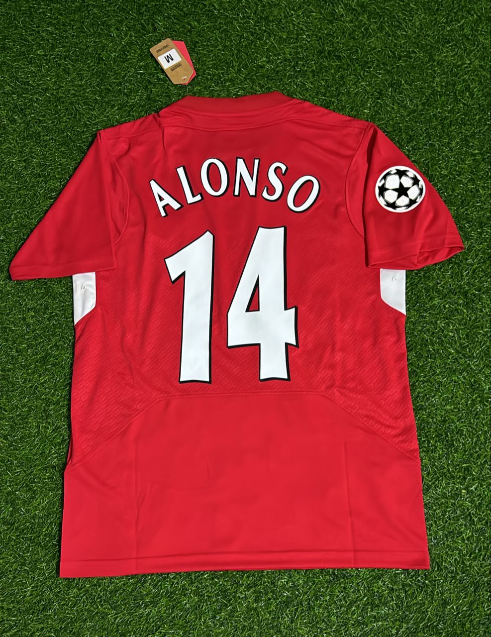 Xabi Alonso 14 – Liverpool Maillot Rétro Rouge Finale Ligue des Champions 2005