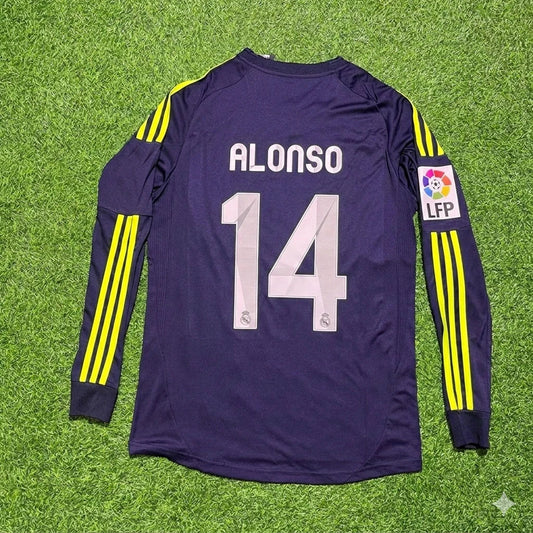 Xabi Alonso 14 - Real Madrid 2012/2013 Auswärts Langarm-Fußballtrikot