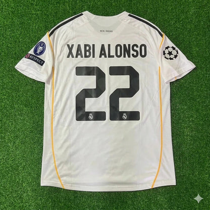 Xabi Alonso Real Madrid 2009 2010 Retro Jersey Soccer Shirt Trikot