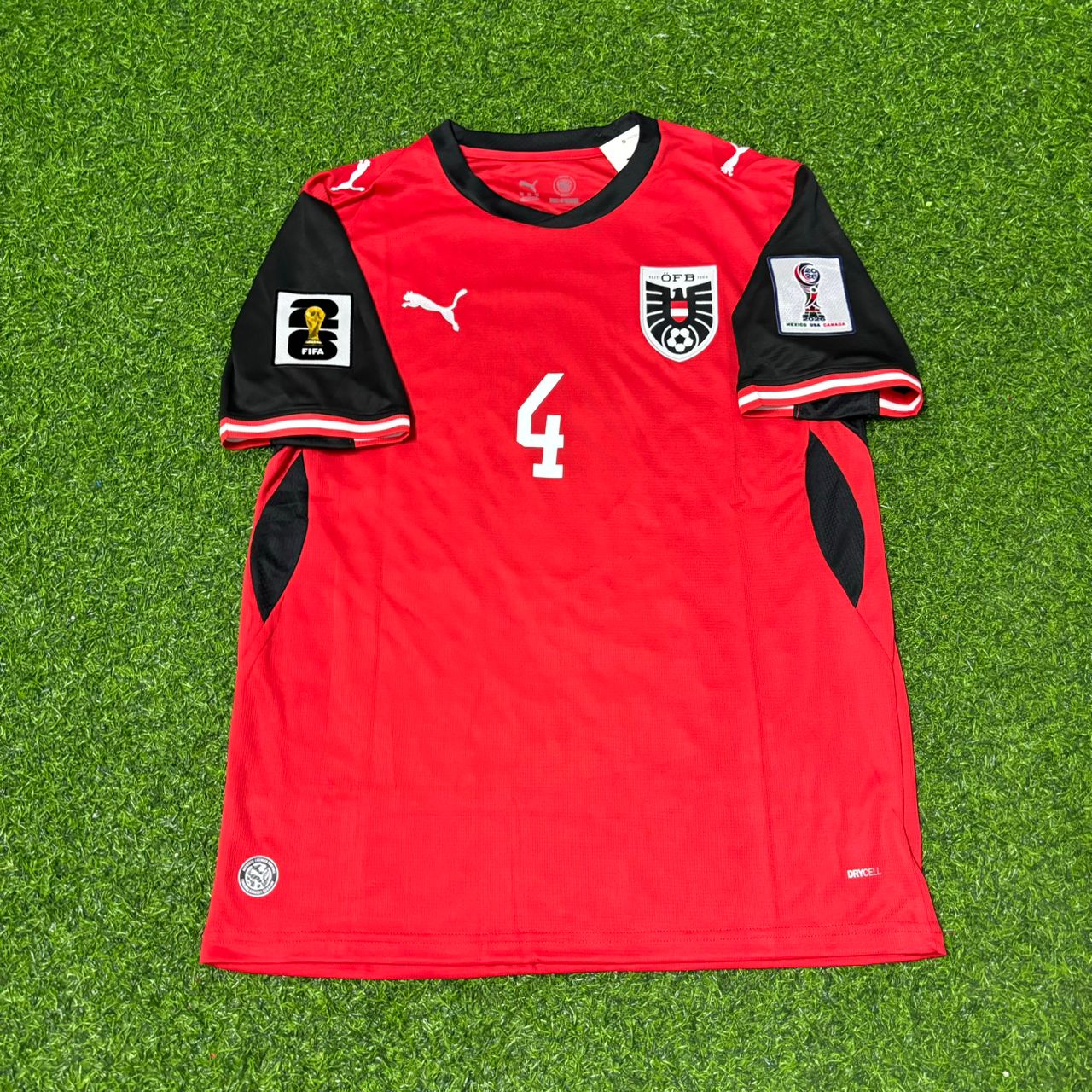 Xaver Schlager 4- Austria 2026 World Cup Kit Jersey Trikot Maillot