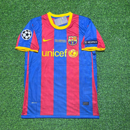 Camiseta de fútbol de Xavi Barcelona 2011 Final de Londres