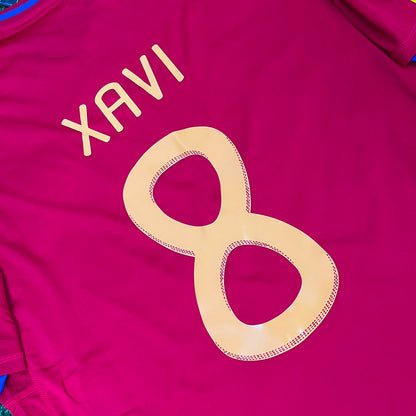 Xavi Hernandez 8 – Spain 2010 World Cup Retro Kit Jersey – | Trikot | Maillot Soccer Shirt