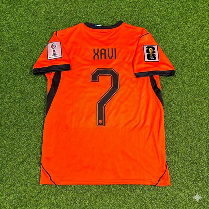 Xavi Simons #7 Pays-Bas Coupe du Monde 2026 Nouveau Maillot de Foot
