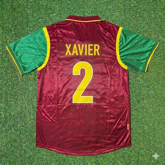 Abel Xavier #2 Portugal 1998 World Cup Retro Jersey