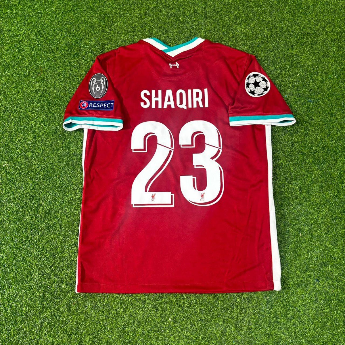 Xherdan Shaqiri 23# Liverpool 2019 2020 Home Retro Football Jersey