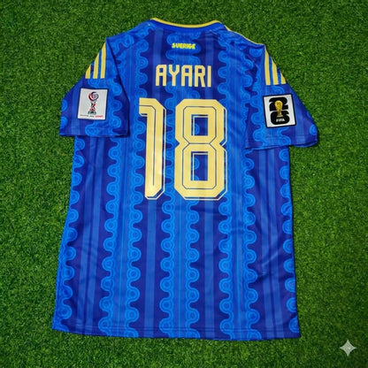 Yasin Ayari #18 Sweden World Cup 2026 Trikot Jersey