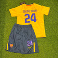 Yaya Touré Barcelona 2008-2009 Gelbes Retro Kinder Trikot