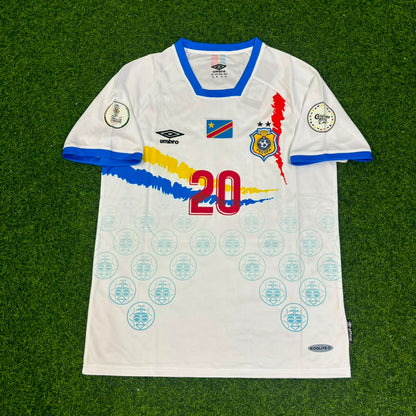Yoane Wissa Democratic Republic of the Congo World Cup 2026 Away Football Jersey Shirt Trikot Maillot