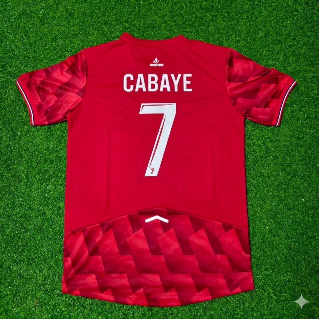 Camiseta de fútbol retro local del LOSC Lille de Yohan Cabaye #7