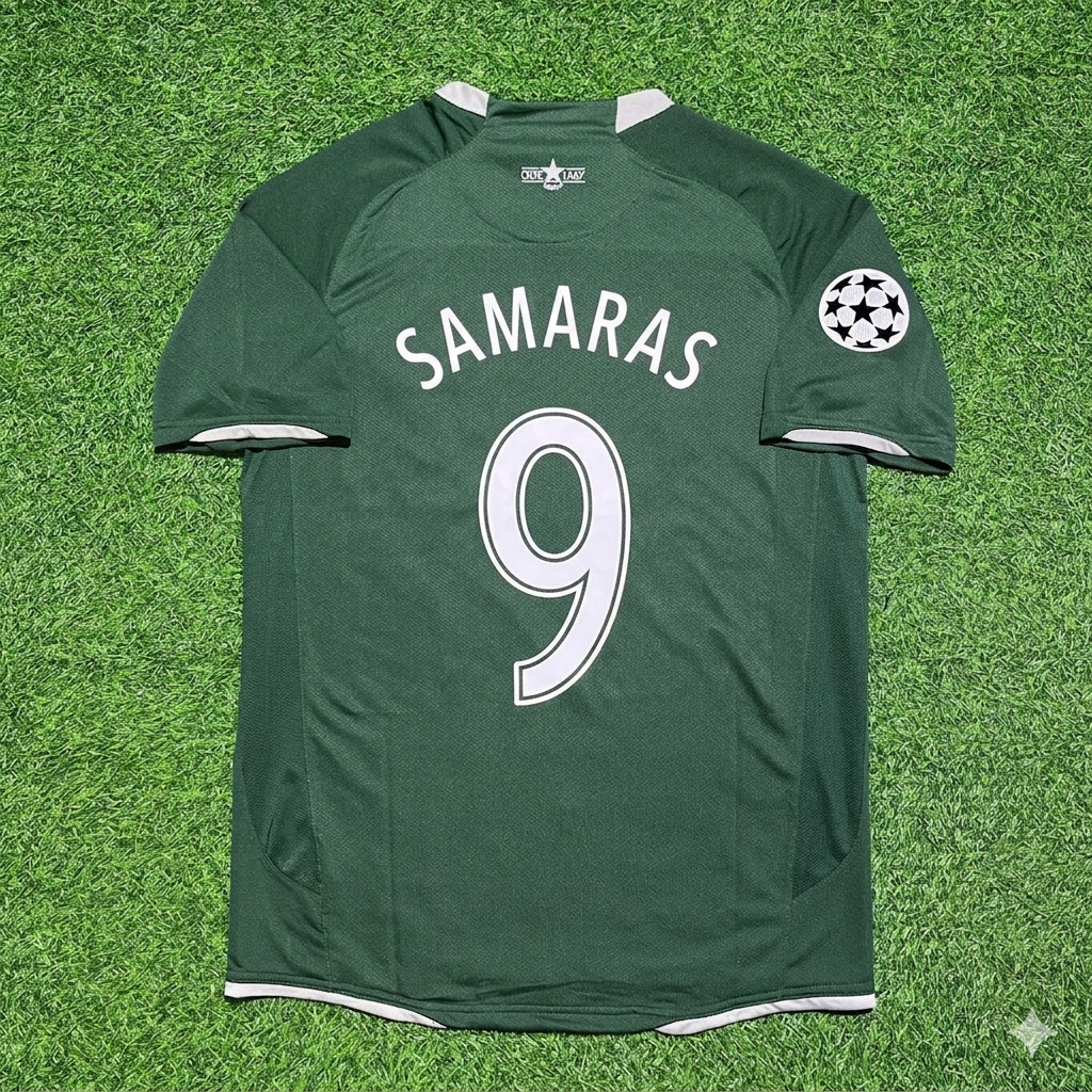 Camiseta retro local del Celtic 2007-2008 de Yorgos Samaras #9