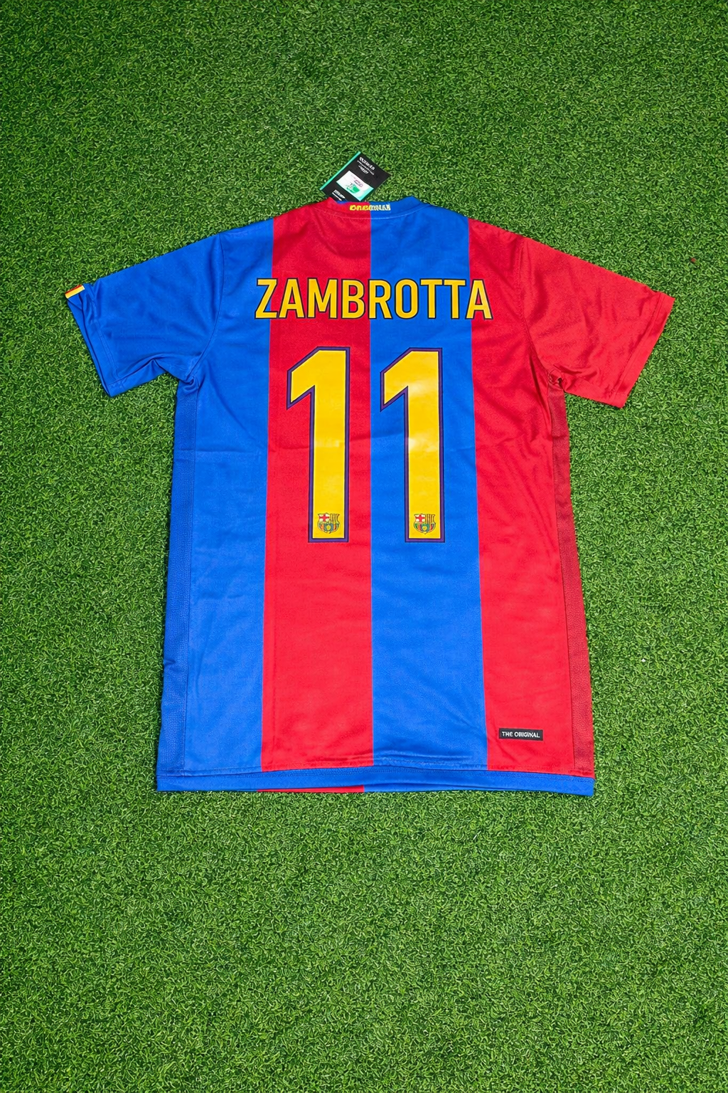 Gianluca Zambrotta Barcelona 2006/2007 Retro-Heimtrikot