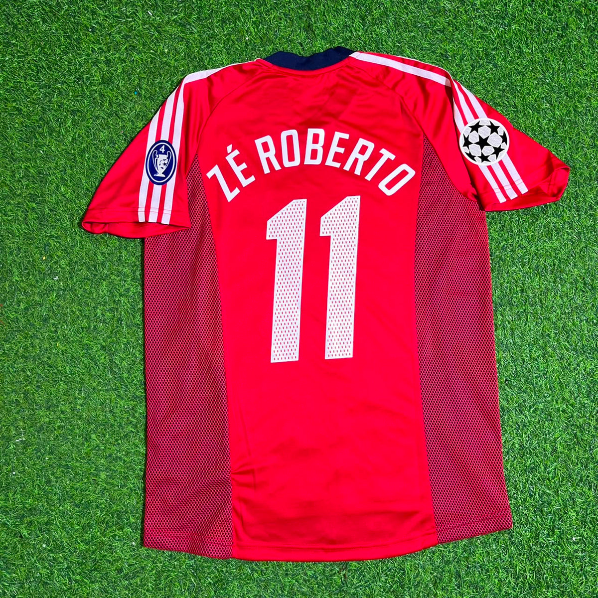 Ze Roberto Bayern München 2002/2003 Season Home Red Retro Jersey