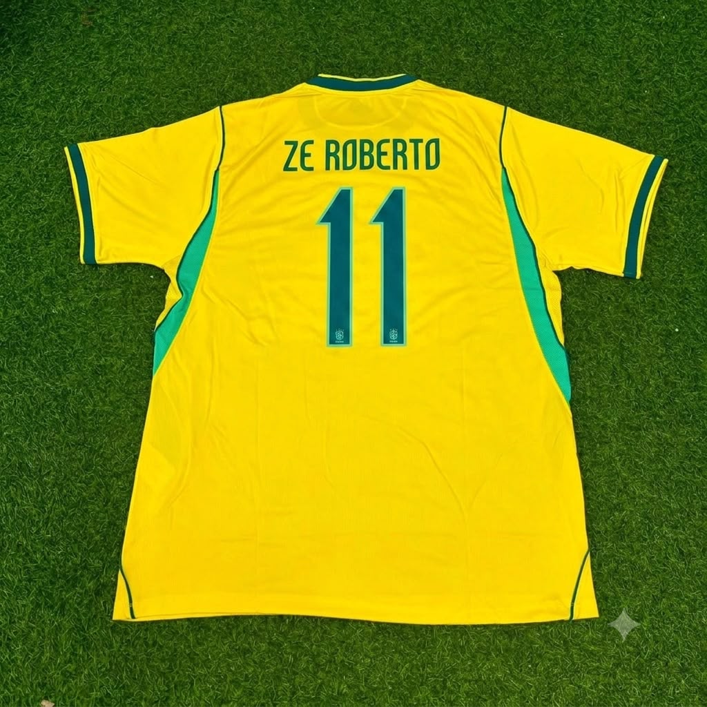 Ze Roberto Brasil Gedenk-Special Retro Fußballtrikot-Set