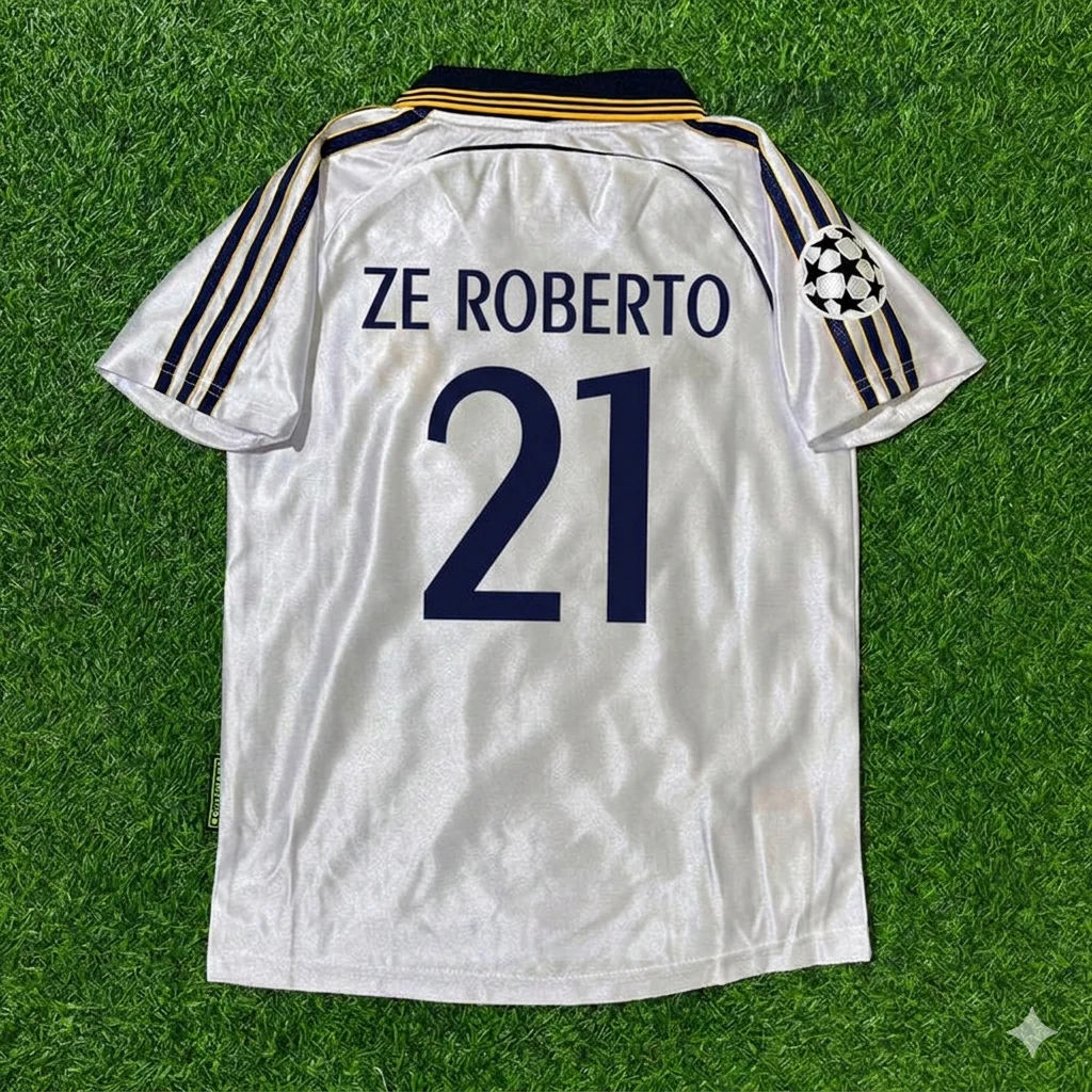 Ze Roberto 21- Real Madrid 1998/2000 Retro Football Jersey