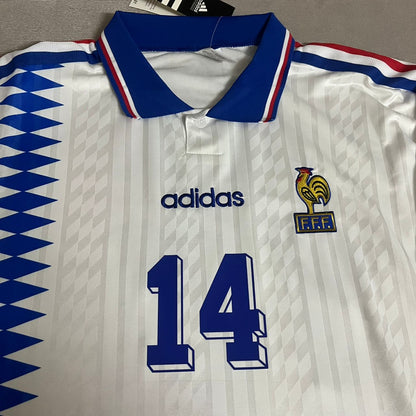 Zinedine Zidane Frankreich 1994 USA WM Retro Trikot