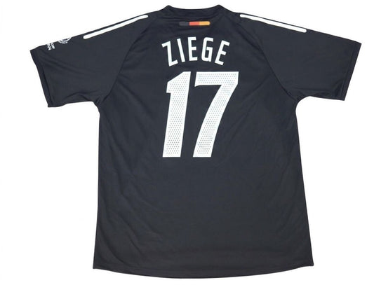 Christian Ziege Deutschland Deutschland 2002 Weltmeisterschaft Japan Korea Schwarzes Retro Trikot