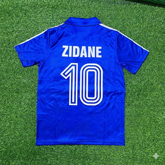 Zinédine Zidane Frankreich Weltmeisterschaft Retro Fußballtrikot Retro Trikot