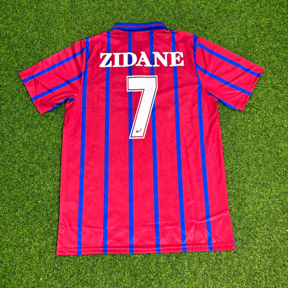 Zinedine Zidane Bordeaux Number 7 1992–1996 Retro Football Jersey Kit