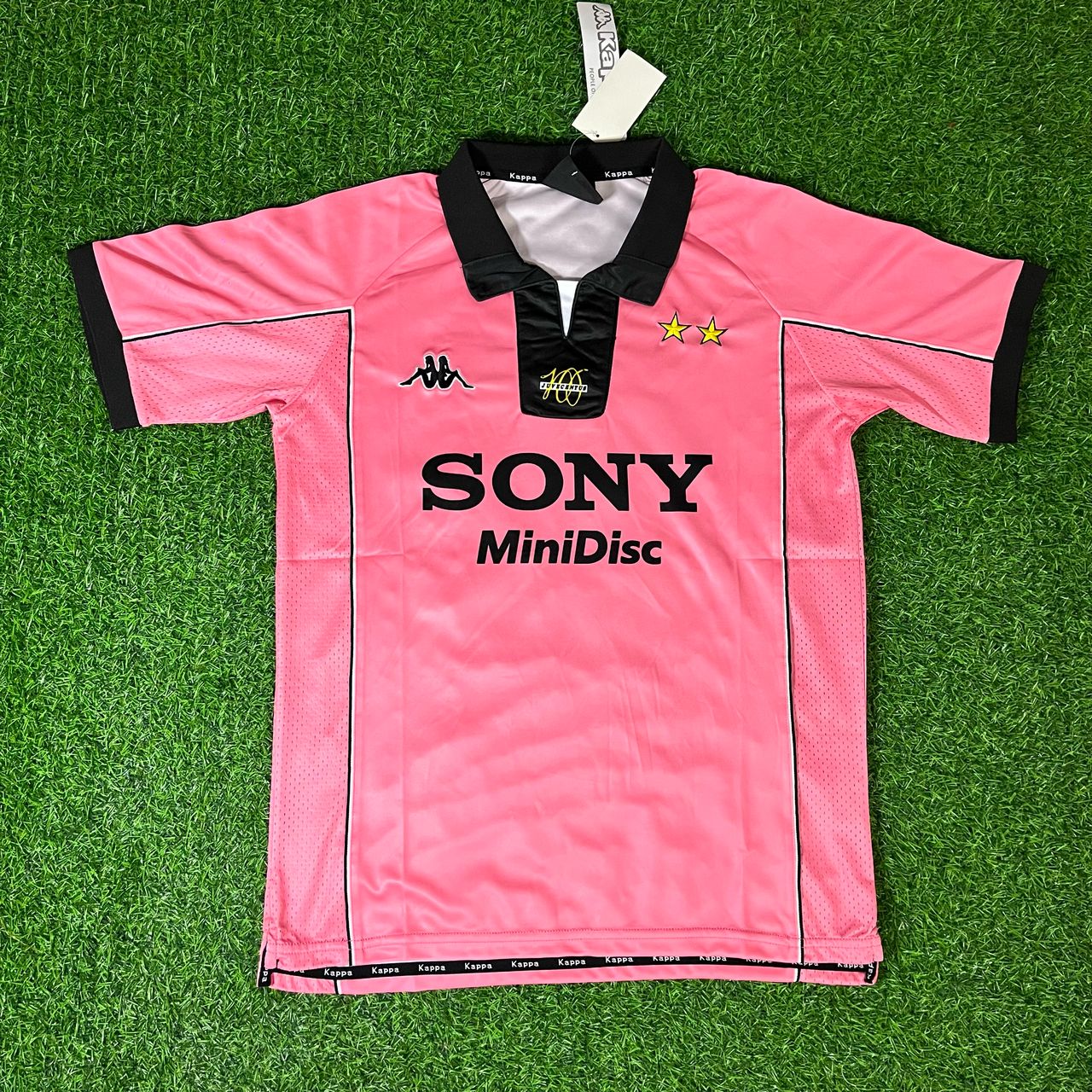 Zinedine Zidane – Juventus 1996-1998 Retro Pink Kit Jersey – | Trikot | Maillot