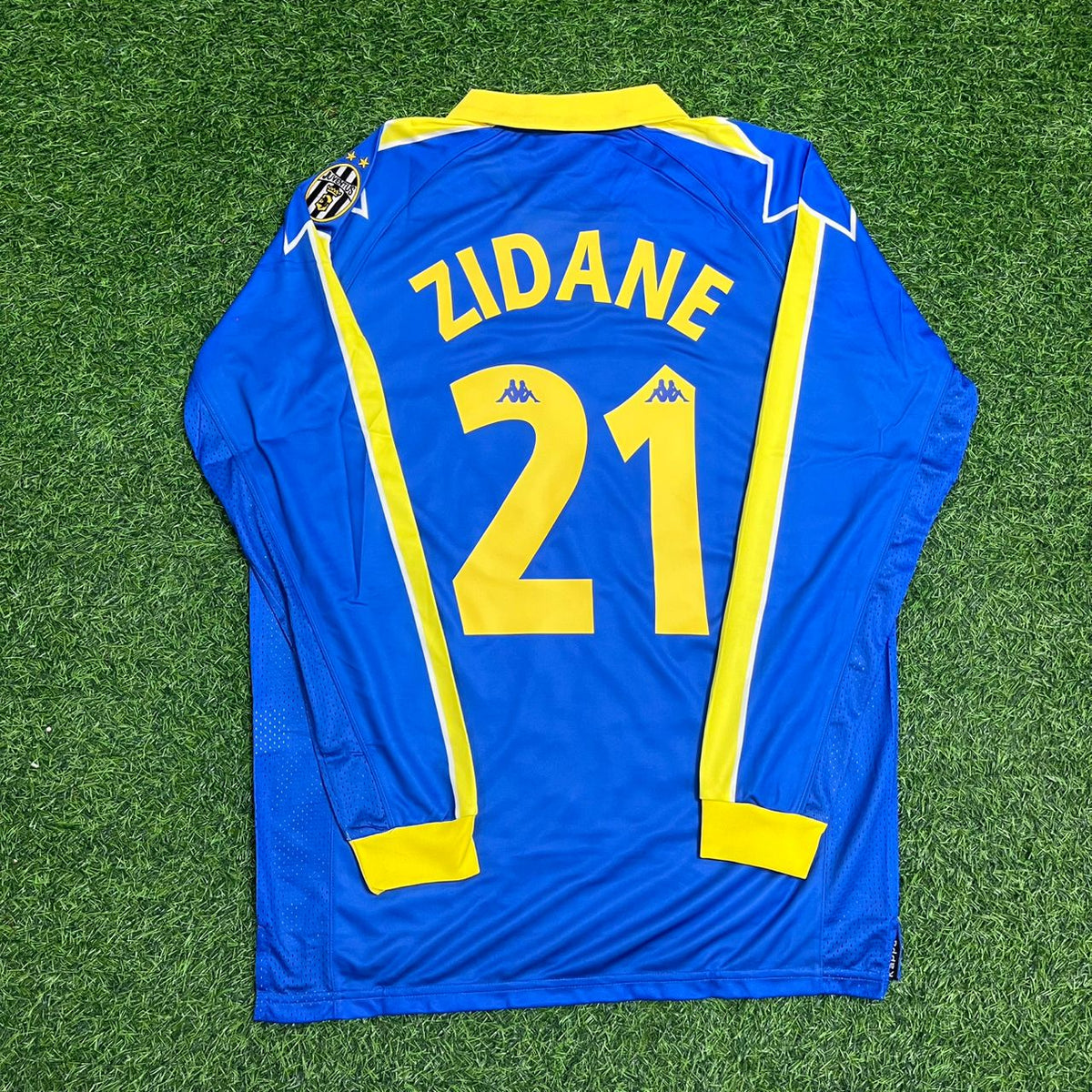 Zinedine Zidane Juventus 1997–1998 Long Sleeve Retro Football Jersey Kit