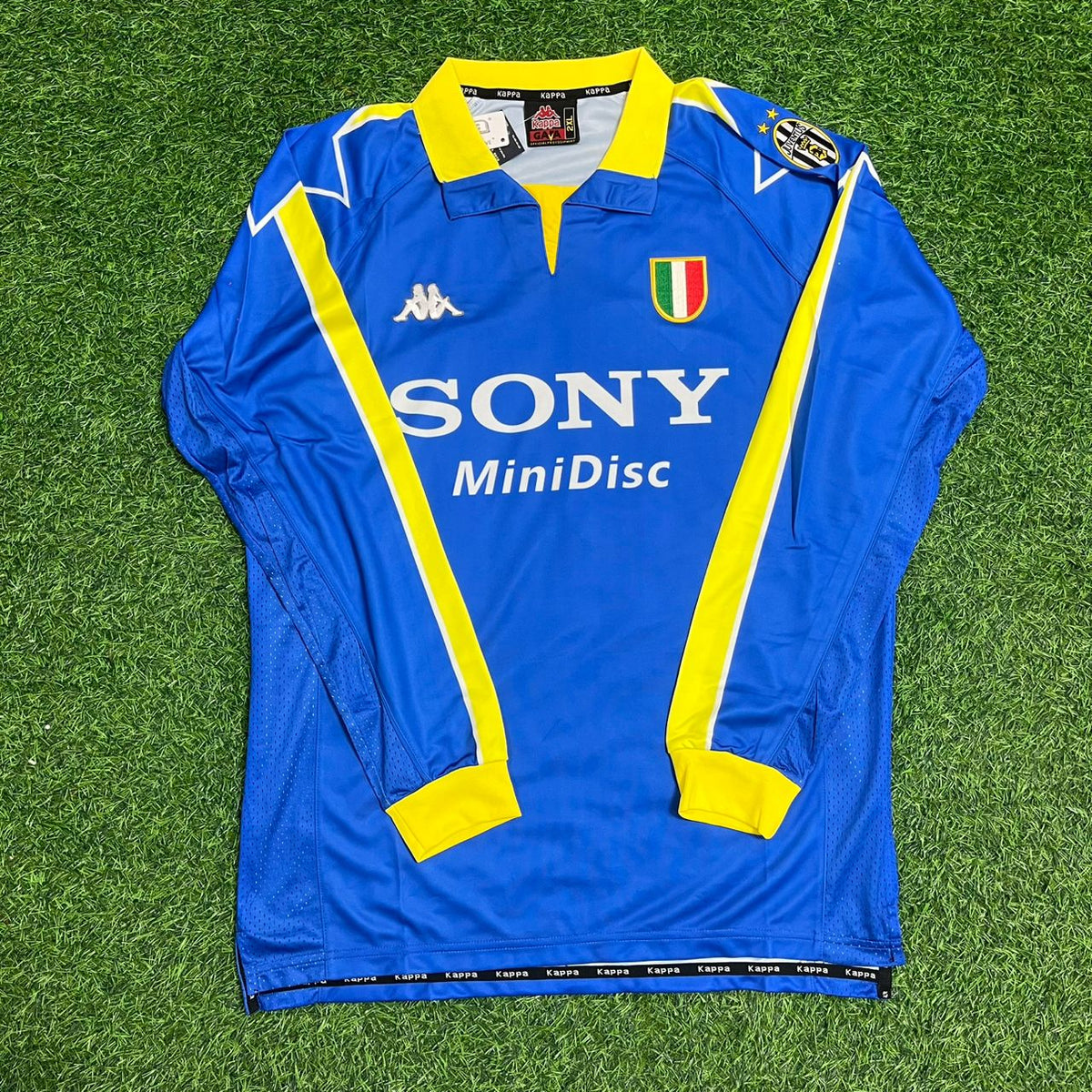 Maillot de football rétro à manches longues Alessandro Del Piero Juventus 1997–1998