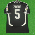 Zinedine Zidane Real Madrid 2006-2007 Black Jersey Soccer Shirt