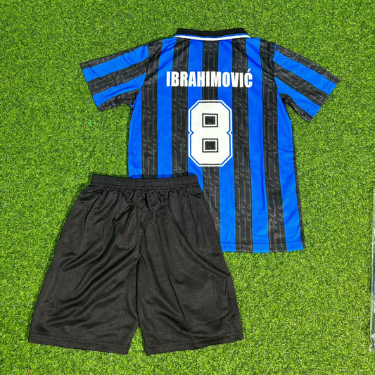 Maillot de football rétro domicile enfant Inter Milan Zlatan Ibrahimović #8
