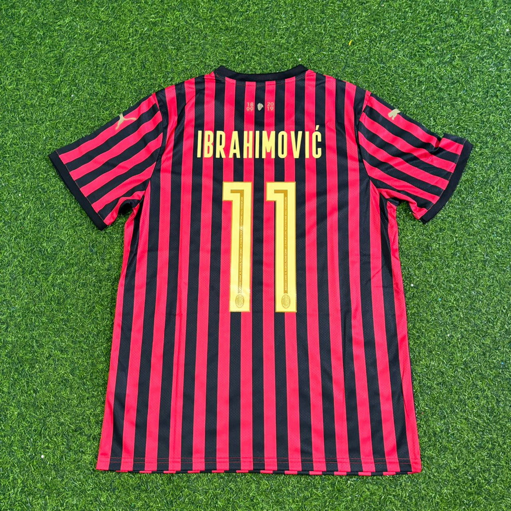 Zlatan Ibrahimović AC Mailand 120. Jubiläum Sondertrikot Golden Retro