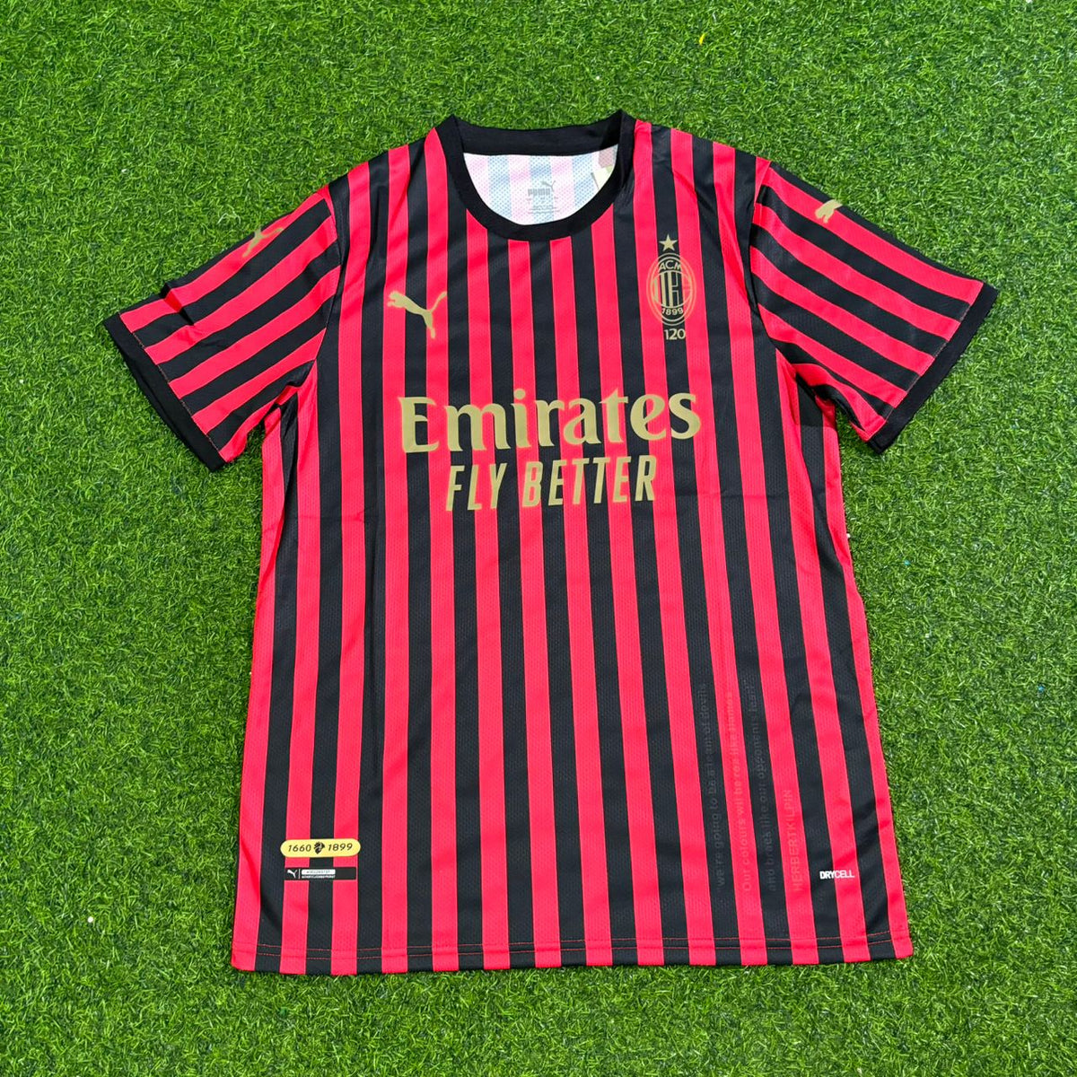 Zlatan Ibrahimović AC Mailand 120. Jubiläum Sondertrikot Golden Retro