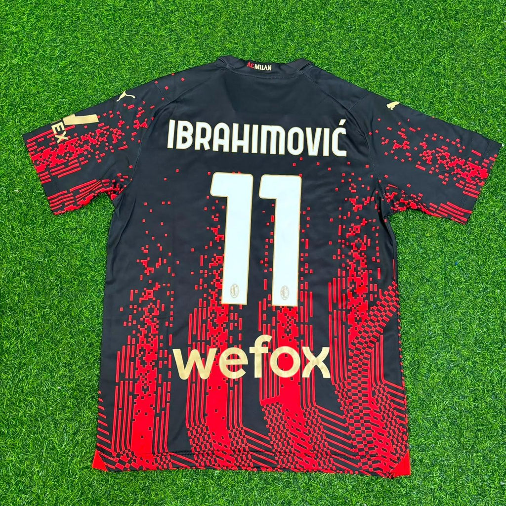 Zlatan Ibrahimovic AC Mailand Saison 2022/2023 Drittes Retro-Trikot