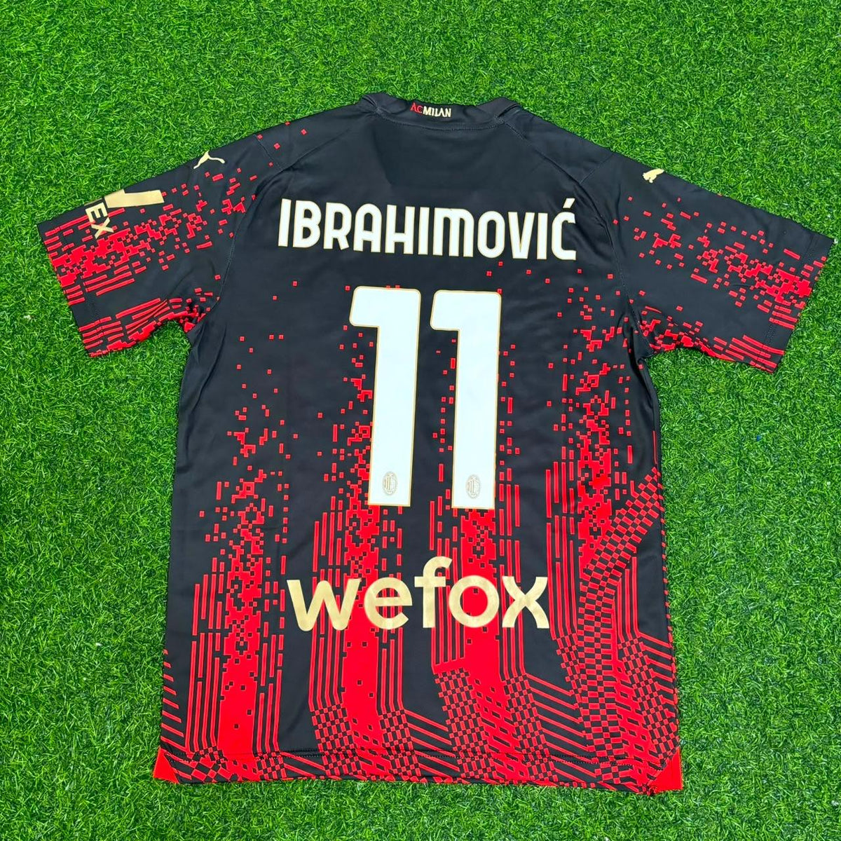 Zlatan Ibrahimovic Ac Milan 2022/2023 Season Third Retro Jersey Trikot Maillot