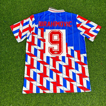 Zlatan Ibrahimovic Ajax Retro Legenden Fußballtrikot