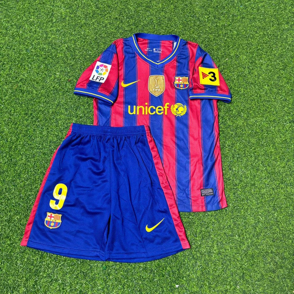 Maillot de foot rétro domicile enfant Zlatan Ibrahimović Barcelone 2009-2010