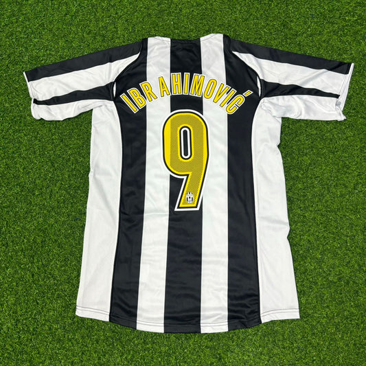 Zlatan Ibrahimović Juventus 2004-2005 Weiß Retro Fußballtrikot Heim