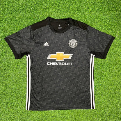 Manchester United Schwarzes Retro-Fußballtrikot – Bruno Fernandes