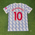 Zlatan Ibrahimovic Manchester United Away Special Retro Football Jersey